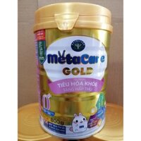 sữa bột metacare gold số 0+ 800g -mẫu mới có tem thẻ cào