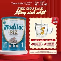 Sữa bột Modilac Expert Riz 1 2 3 -800g - Sữa Gạo Dành Cho Bé Dị Ứng Đạm Sữa Bò, Bất Dung Nạp Lactose