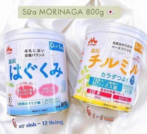 Sữa bột Morinaga số 9 - hộp 820 g (dành cho trẻ từ 9-36 tháng tuổi)