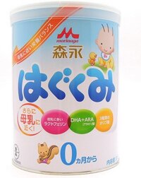Sữa Bột Morinaga Nội Địa Dạng Lon số 0 (810g) cho bé 0-1 tuổi