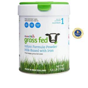 Sữa bột Munchkin Grass fed Úc số 1 - 730g, dành cho trẻ từ 0-6 tháng