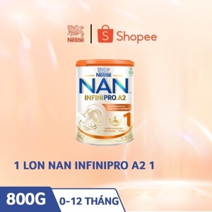 Sữa bột Nan A2 số 1- 800g (cho bé từ 0-6 tháng)