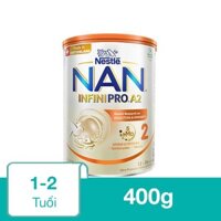 Sữa bột NAN InfiniPro A2 số 2 (đạm quý A2) 400g (1 - 2 tuổi) - Giao bao bì ngẫu nhiên