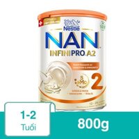 Sữa bột NAN InfiniPro A2 số 2 (đạm quý A2) 800g (1 - 2 tuổi)