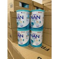 Sữa bột NAN Nga đủ số 1,2,3, 4 hộp 800g