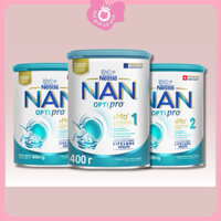 Sữa bột Nan Nga Optipro mẫu mới đủ số 1,2,3, 4 hộp 800g-tgss