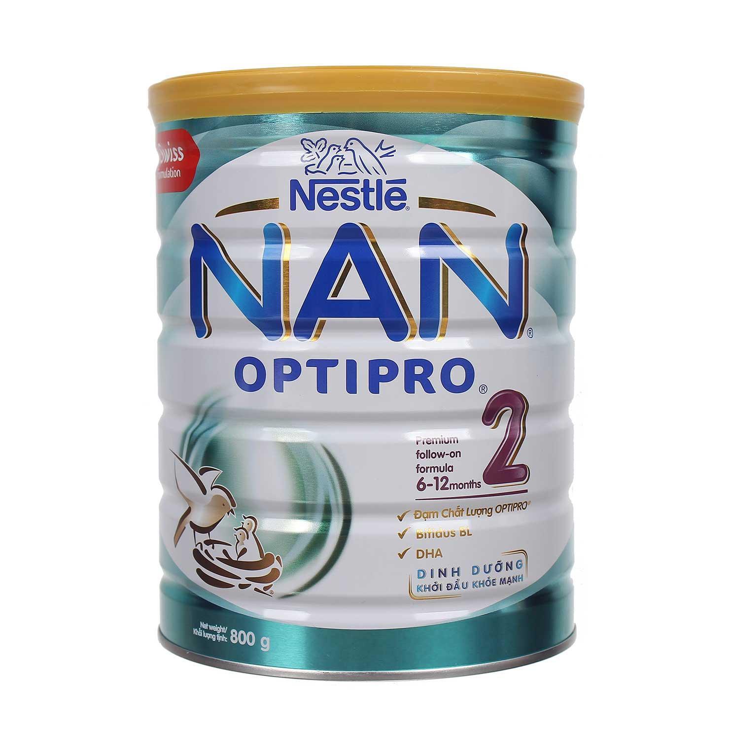 Sữa bột Nan Optipro 2 - 800g