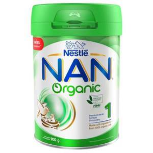 Sữa bột Nan Organic số 1 (Úc) - 800g, dành cho trẻ từ 0-6 tháng