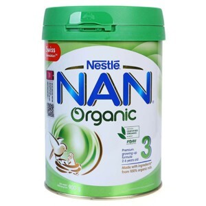 Sữa bột Nan Organic số 2 (Úc) - 800g, dành cho trẻ từ 6-12 tháng