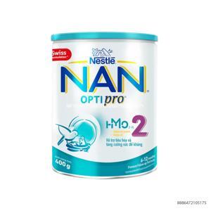 Sữa bột Nan Pro 2 - hộp 400g (dành cho trẻ từ 6 - 12 tháng)