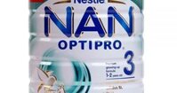 Sữa bột Nan pro 3 ( trẻ 1- 2 tuổi 900g)