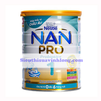 Sữa bột Nan Pro 1 - hộp 800g (dành cho trẻ từ 0 - 6 tháng)