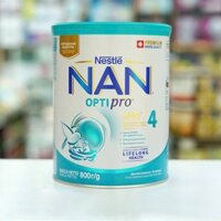 Sữa bột Nan số 4 Nga - hộp 800g (dành cho trẻ trên 18 tháng tuổi)