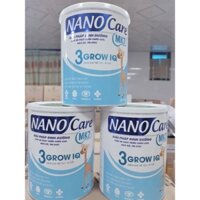 Sữa bột Nano Care MK7 3Grow IQ hộp 900g giành cho trẻ từ 1 đến 16 tuổi