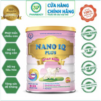 Sữa bột Nano IQ plus goat kids 400g sữa cho trẻ 0 6 12 tháng tuổi phát triển trí não và thị giác