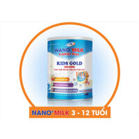 Sữa Bột NANO+MILK KIDS GOLD - Giúp Tăng Chiều Cao, Tăng Sức Đề Kháng Cho Trẻ Từ 3 Đến 12 Tuổi