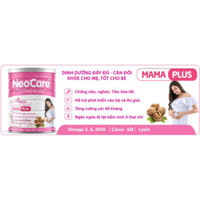 Sữa bột NeoCare mama plus 900g. mong muốn Để bé yêu phát triển khỏe mạnh và chào đời đạt chuẩn, cần dinh dưỡng đầy đủ