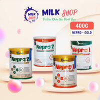 Sữa Bột Nepro 1 2 Gold - 400G - Sữa Dinh Dưỡng Cho Người Bị Thận Tiểu Đường Milkshop