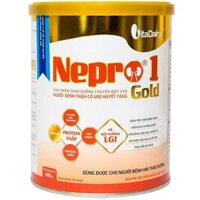 Sữa bột Nepro 1 Gold giảm protein dành cho người bệnh đái tháo đường VitaDairy (H/400gr)