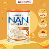 Sữa Bột Nestlé NAN INFINIPRO A2 Từ Thụy Sĩ Giúp Hệ Tiêu Hóa Khỏe Mạnh Tăng Cường Đề Kháng Số 3 Từ 2 6 Tuổi 800g - Bibo M