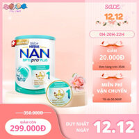 Sữa Bột Nestlé NAN OPTIPRO PLUS 1 400G/lon với 5HMO Sản Xuất tại Thụy Sĩ