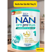 Sữa bột Nestlé NAN OPTIPRO PLUS Số 1 (400g) nhập khẩu Thụy Sĩ bổ sung phức hợp quý 5HMO - HSD 2026