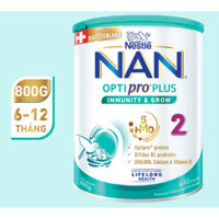Sữa Bột Nestle Nan Optipro Plus 2 ( 6-12 tháng) lon 800g