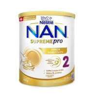 Sữa Bột Nestlé NAN SupremePro 2 lon 800g với 5HMO & đạm Gentle Optipro nhập khẩu nguyên lon từ Đức
