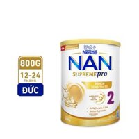 Sữa bột Nestlé NAN SUPREMEPRO 2 800g nhập khẩu Đức với đạm thủy phân 1 phần, 5HMO & lợi khuẩn