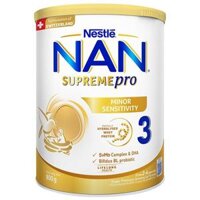 Sữa Bột Nestlé NAN SupremePro 3 lon 800g với 5HMO & đạm Gentle Optipro nhập khẩu nguyên lon từ Đức