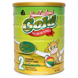 Sữa bột New Zealand Gold 2 - hộp 900g (dành cho trẻ từ 6 - 12 tháng)