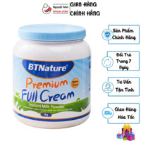 Sữa bột nguyên kem BTNature Premium Full Cream Hộp 1kg - Bổ sung Canxi và Protein