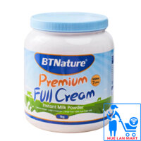 Sữa bột nguyên kem BTNature Premium Full Cream Hộp 1kg - Bổ sung Canxi và Protein