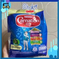 Sữa bột nguyên kem Carnation nội địa Thái Lan 500g Hương vị Vani cho bé 6-12 tuổi hỗ trợ tăng cân, tăng chiều cao