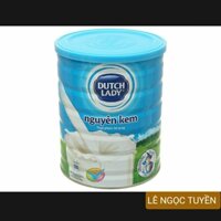 Sữa bột nguyên kem có đường Dutch lady Cô gái Hà Lan hộp thiếc 850g