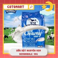 Sữa bột nguyên kem Devondale 1kg