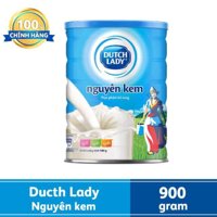 Sữa bột nguyên kem Dutch Lady Cô Gái Hà Lan lon 900g