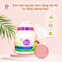 Sữa bột nguyên kem Full cream milk A2 Úc dạng hộp - 900g date xa