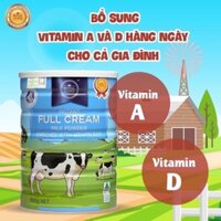 Sữa bột nguyên kem Hoàng Gia Úc Royal Ausnz Full Cream  900g bổ sung Vitamin A&D cho cả gia đình