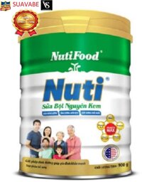 Sữa bột nguyên kem Nutifood Nuti 900g