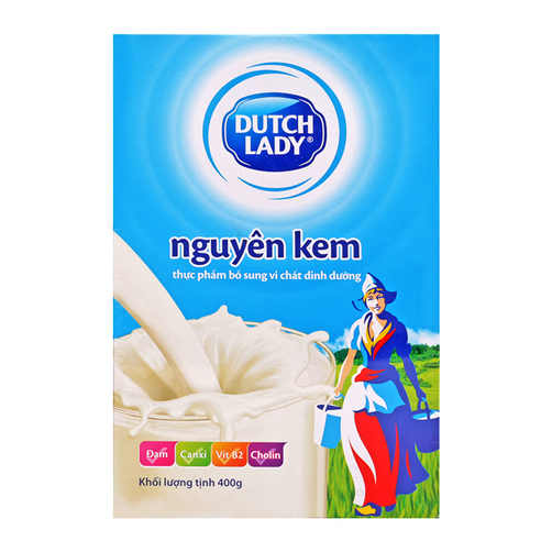 Sữa bột Dutch Lady Cô gái Hà Lan nguyên kem uống liền - hộp 400g