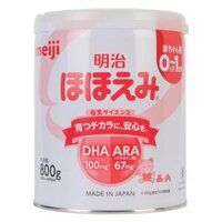 Sữa bột nội địa Nhật Meiji Hohoemi Milk 800g (0 - 12 tháng)