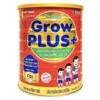 Sữa bột Nuti Grow Plus+ Đỏ⚡Nutifood⚡Lon 1,5kg [Mẫu Mới]