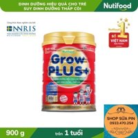 Sữa bột nuti growplus+ đỏ suy dinh dưỡng lon 900g