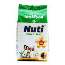 Sữa bột Nutifood Nuti nguyên kem - hộp 400g (dạng túi dành cho mọi lứa tuổi)