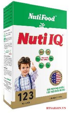 Sữa bột Nutifood Nuti IQ 123 - hộp 400g (dành cho trẻ từ 1 - 3 tuổi)