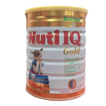 Sữa bột Nutifood Nuti IQ Gold 456 - hộp 900g (dành cho trẻ từ 4 - 6 tuổi)