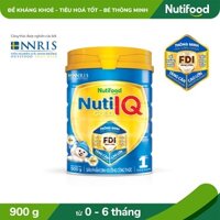 Sữa Bột Nuti IQ Gold STEP 1 900g_Đề kháng khỏe - tiêu hóa tốt - bé thông minh