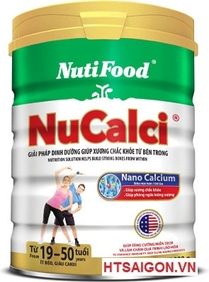 Sữa bột Nutifood Nuti NuCalci - hộp 800g (dành cho người từ 19 - 50 tuổi)