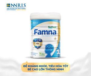 Sữa bột Nutifood Famna số 1 - Lon thiếc 850g (0-6 tháng)